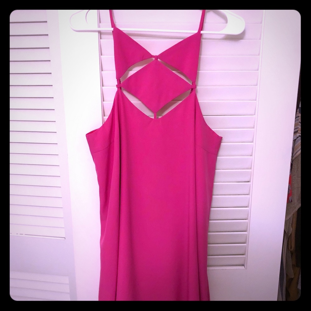 Women’s hot pink dress